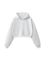 Premium no-branding Hoodie Cropped