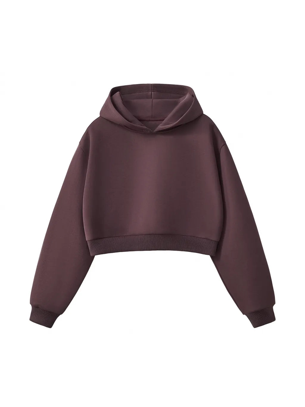 Premium no-branding Hoodie Cropped