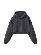 Premium no-branding Hoodie Cropped