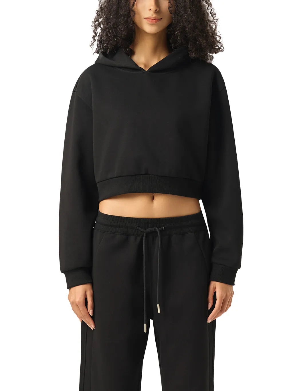 Premium no-branding Hoodie Cropped